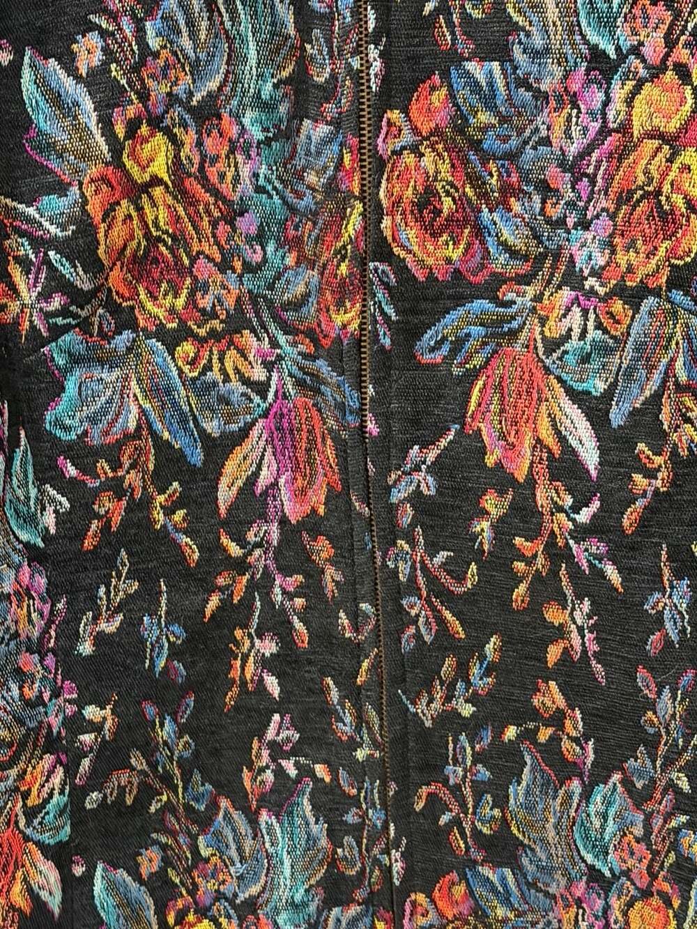 Coldwater Creek Floral Tapestry Zip-Up Jacket Size M - Picture 2 of 6